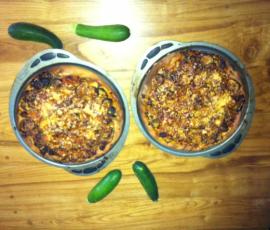 2 pizzas d' été aux courgettes