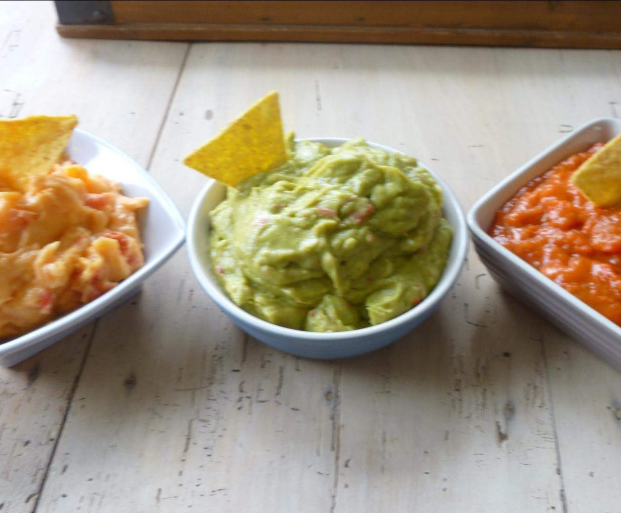 3 SAUCES POUR TORTILLAS CHIPS OU CRUDITES
