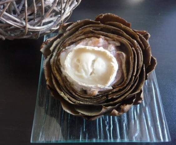 Artichauts farcis au chèvre et au saumon
