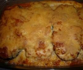 Aubergines à la parmesane