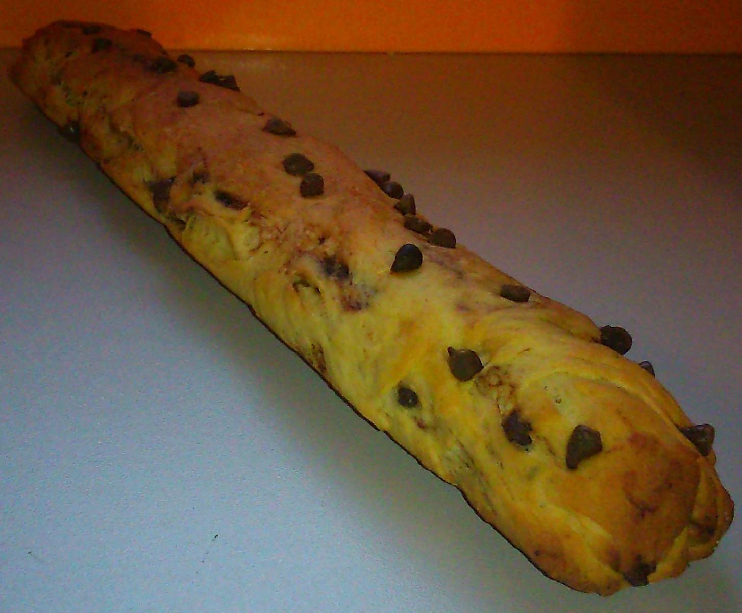 Baguette viennoise aux pépites de chocolat