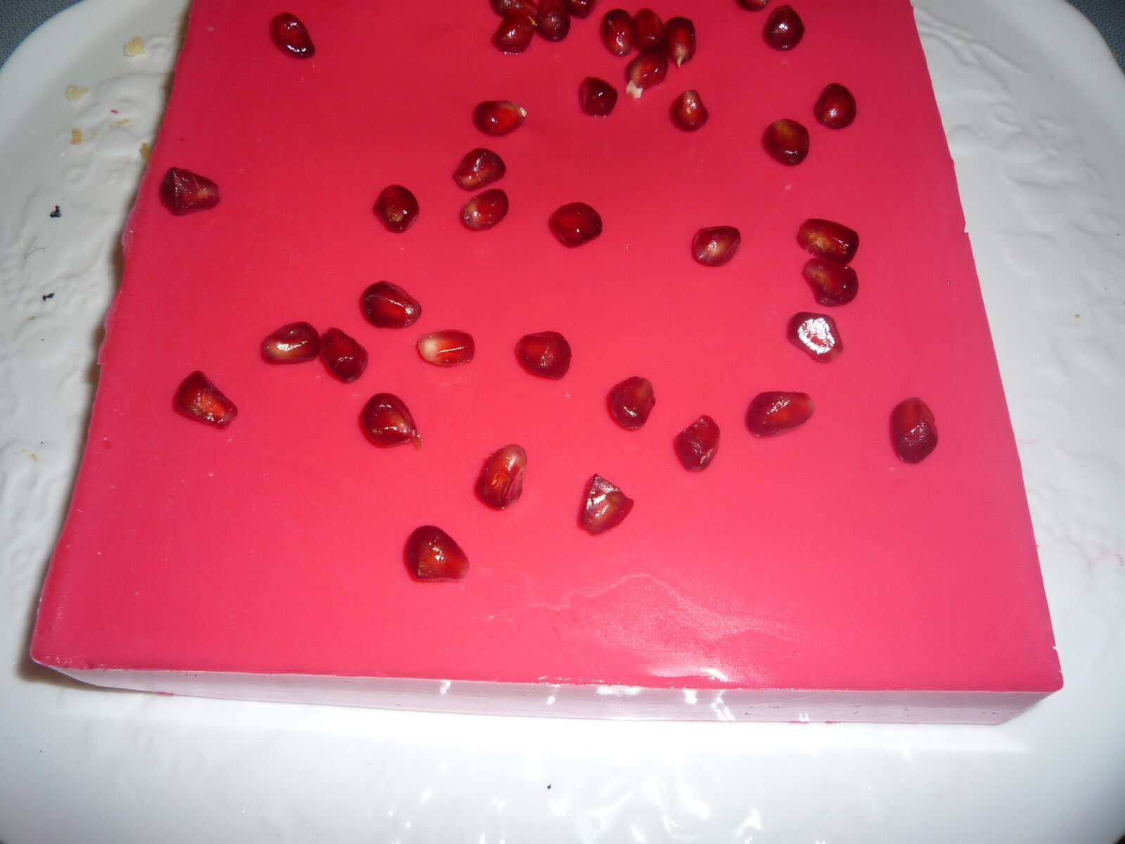 bavarois à la grenadine