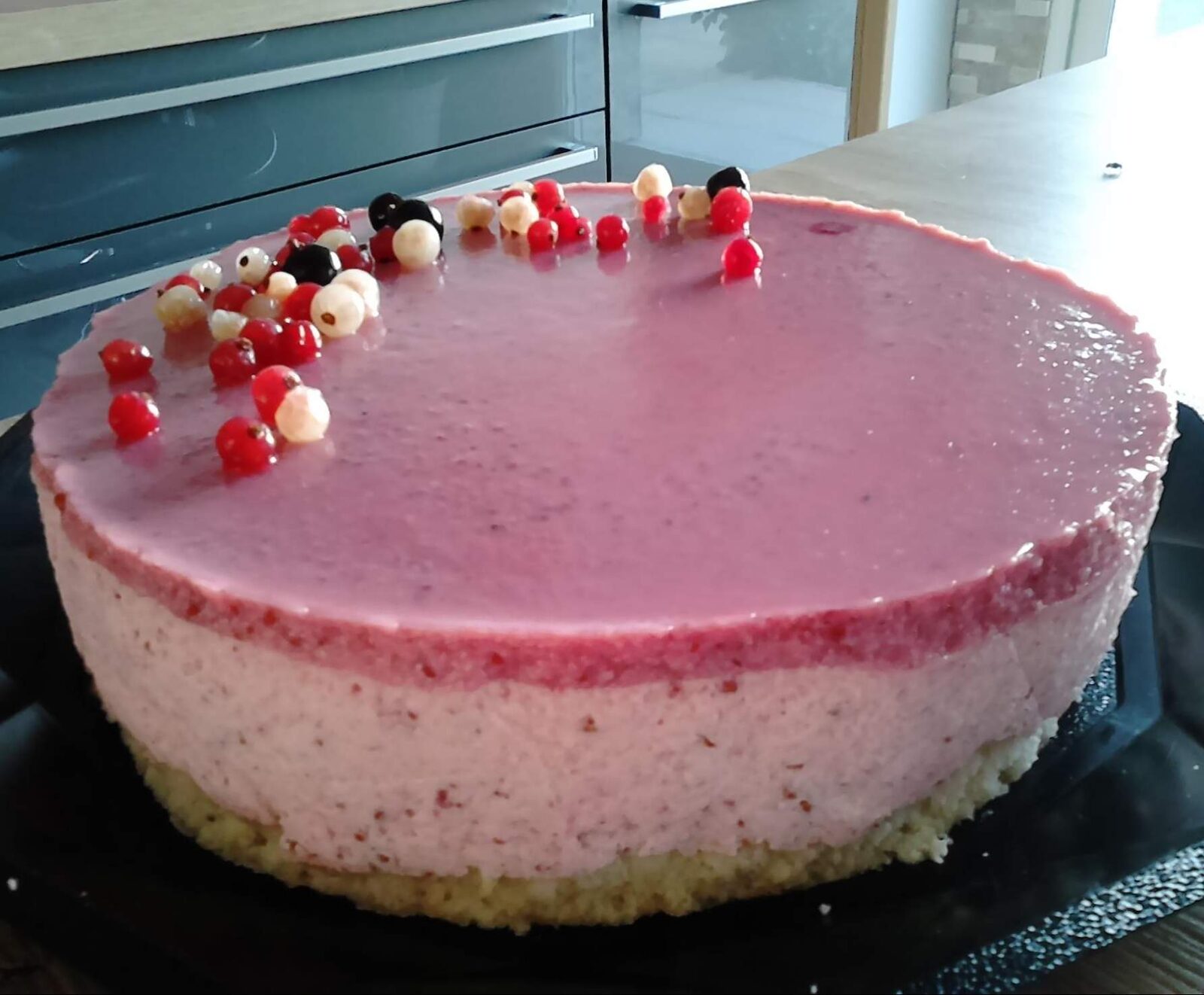 Bavarois aux fruits rouges