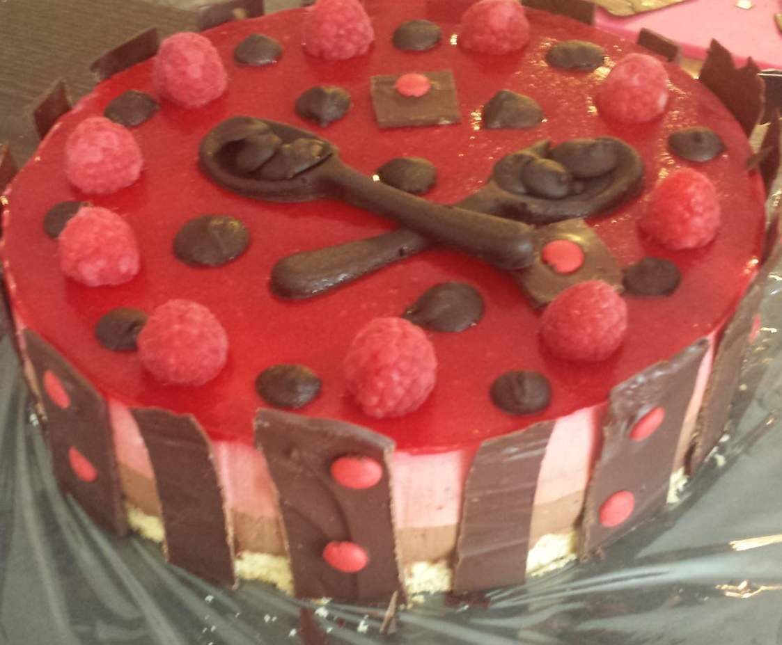 bavarois chocolat framboise