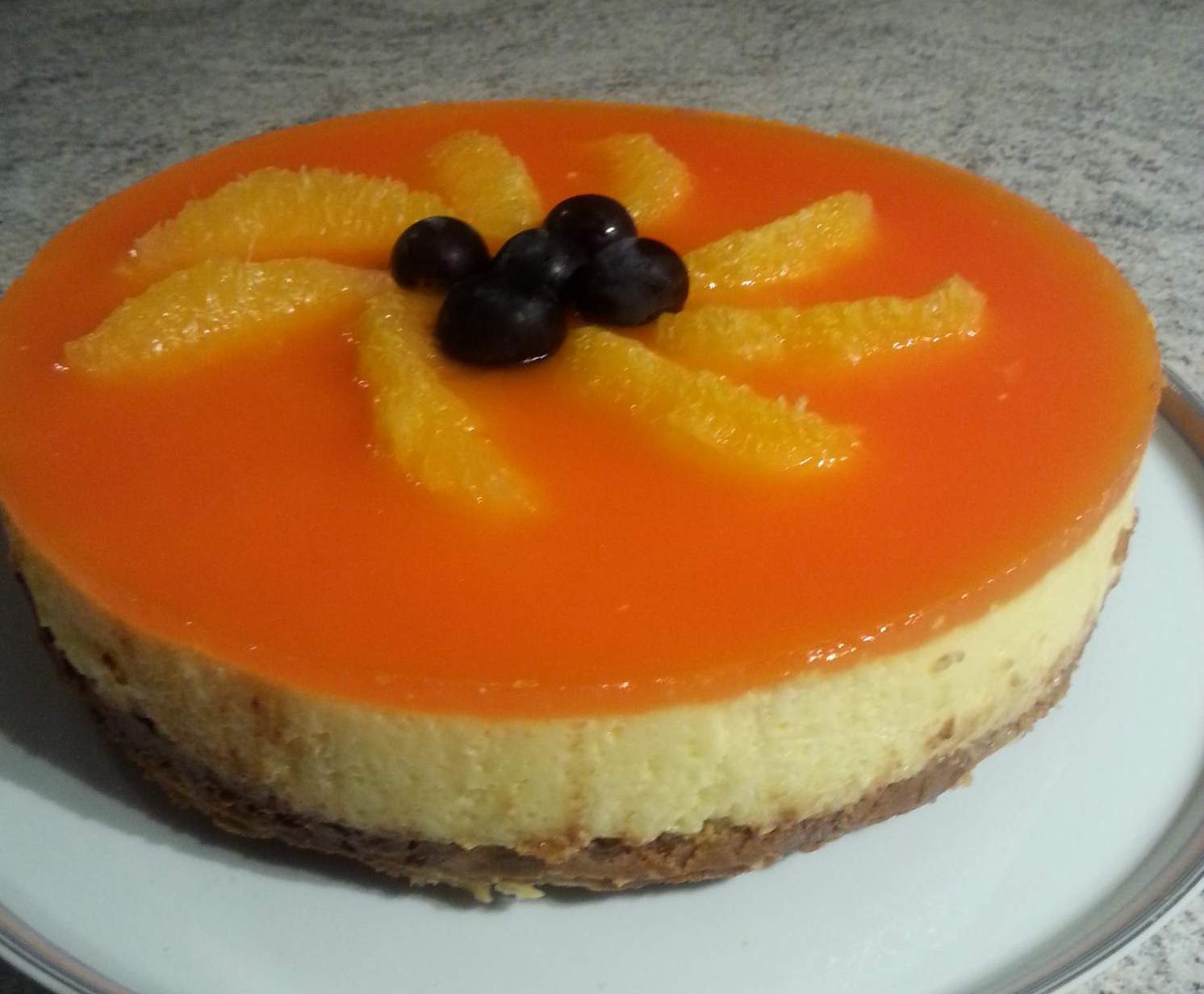 Bavarois chocolat orange