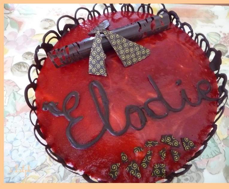 Bavarois framboises et citron