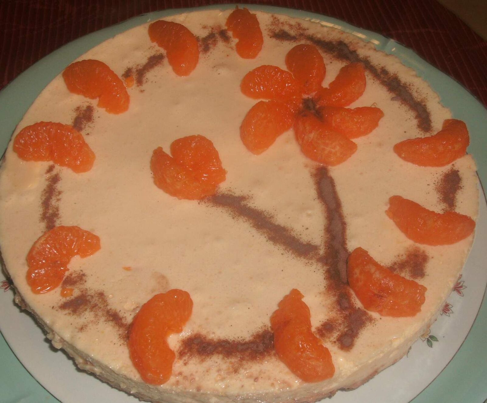 BAVAROIS MOUSSE au mascarpone et mandarine