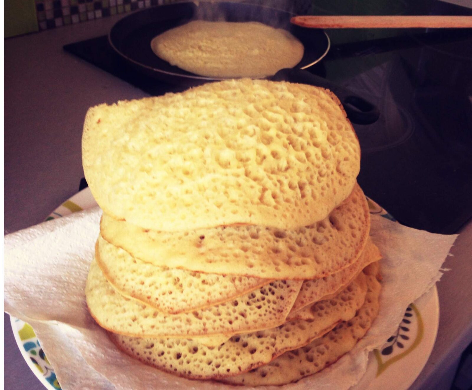 Beghrir (crêpes à la marocaine ou mille trous)