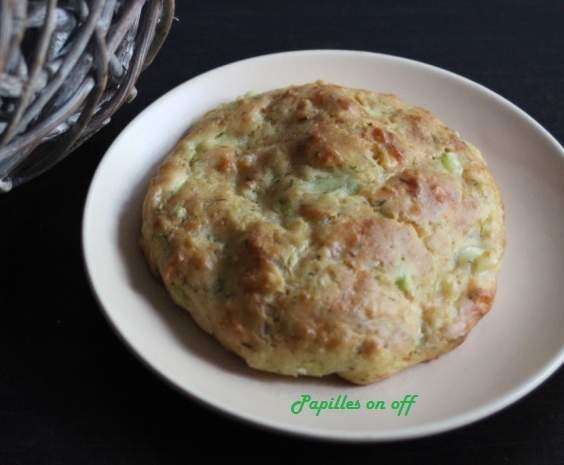 Beignets de courgettes au saumon fumé cuits au four