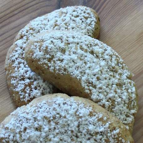 Biscuits croissants de lune