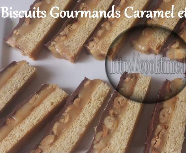 Biscuits Gourmand Caramel et Cacahuètes
