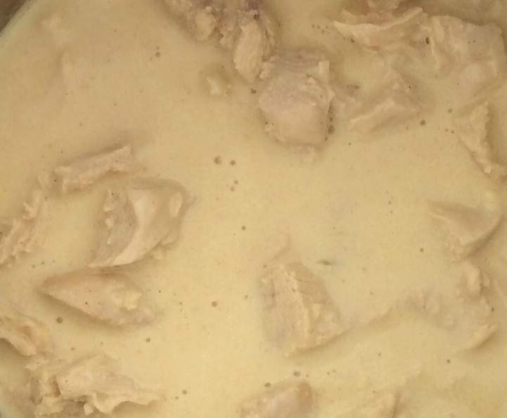 Blanc de poulet à la sauce moutarde