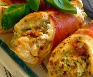 Blanc de poulet farci
