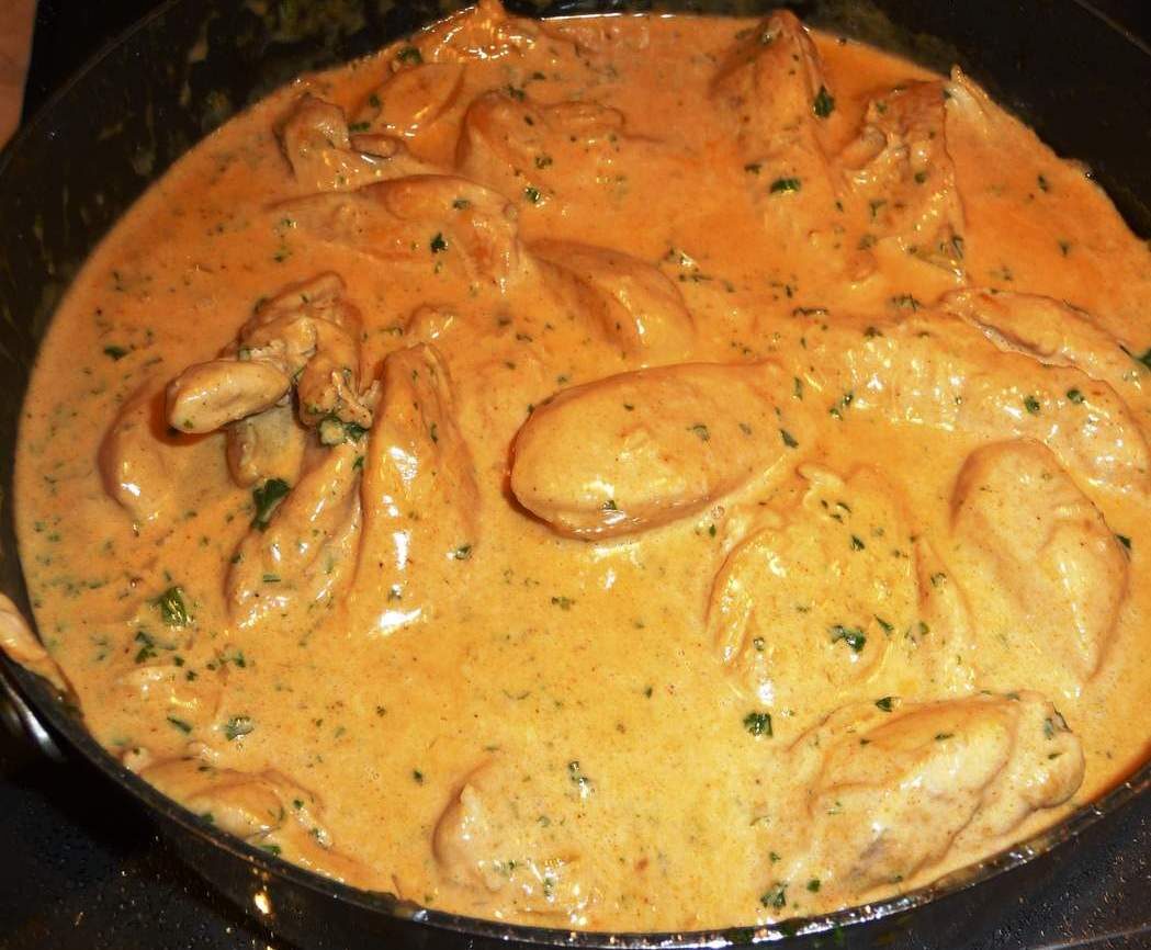 Blanc de poulet sauce moutarde