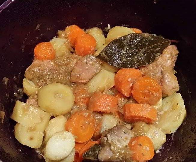 blanquette de dinde revisité a ma façon