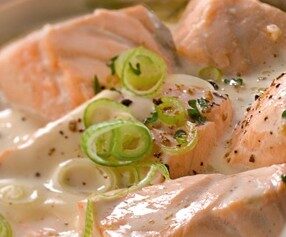 Blanquette de Truite à la moutarde