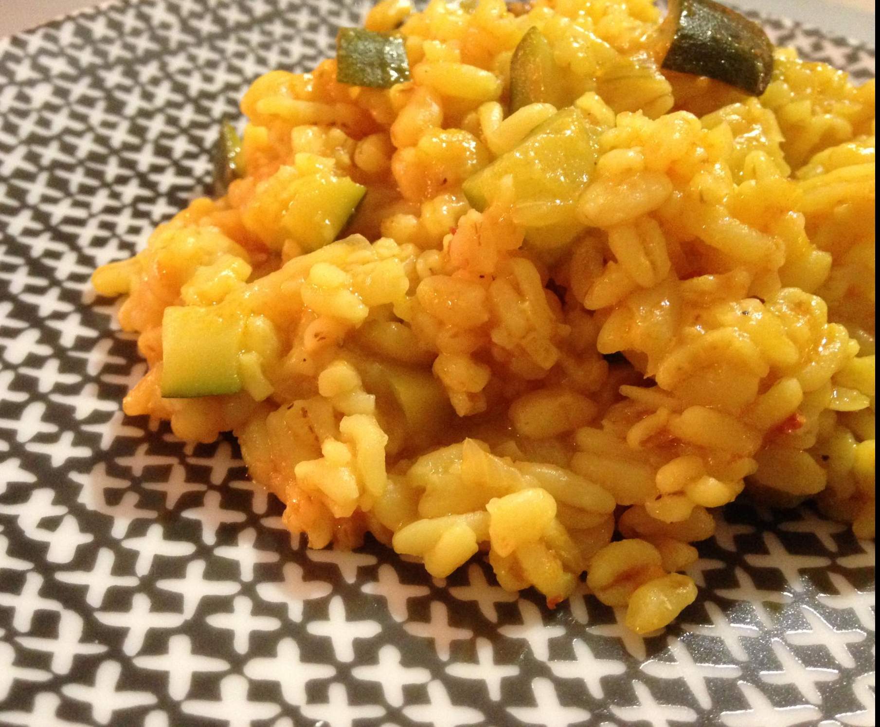 Blésotto aux courgettes et chorizo