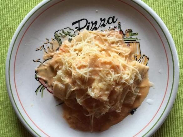 Blettes à la tomate et fromage de chèvre (variante)