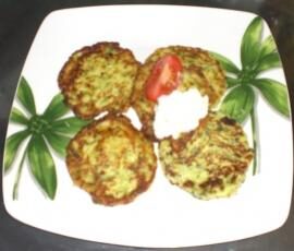 Blinis de courgettes
