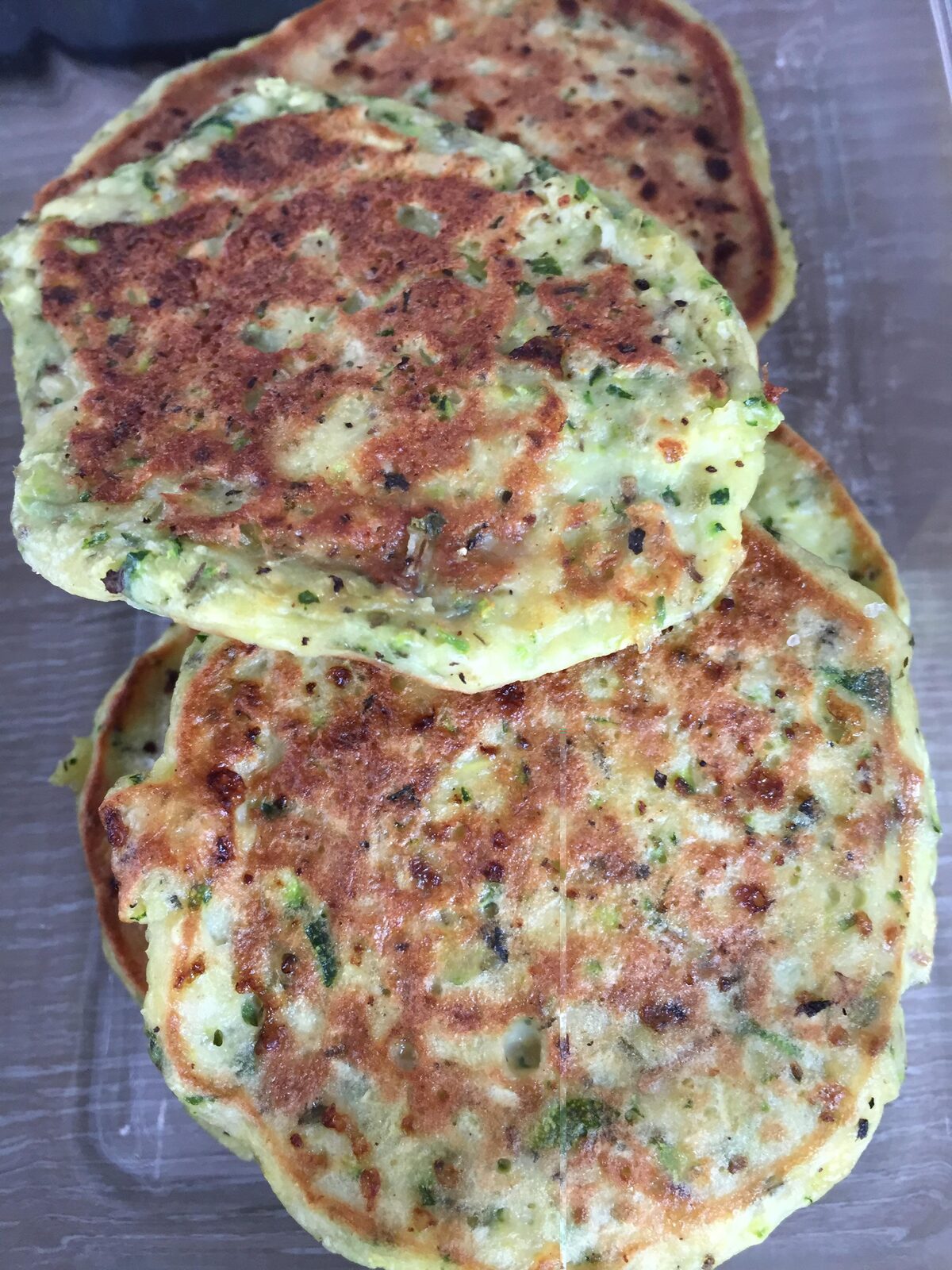 Blinis de courgettes