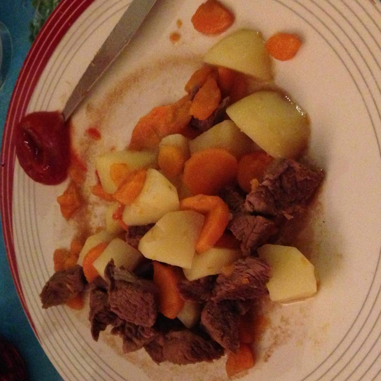 Boeuf bourguignon (sans vin)