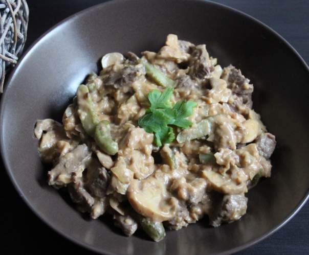 Boeuf stroganoff