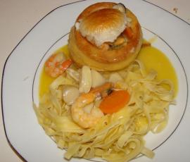 Bouchées aux fruits de mer