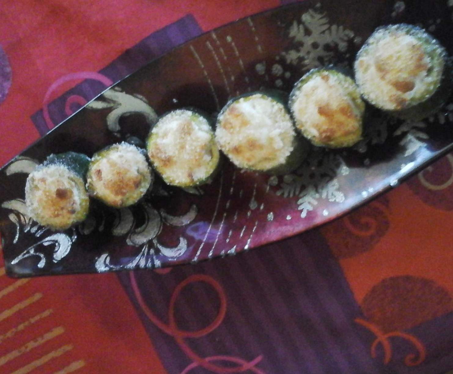 BOUCHEES de courgette a la Brandade