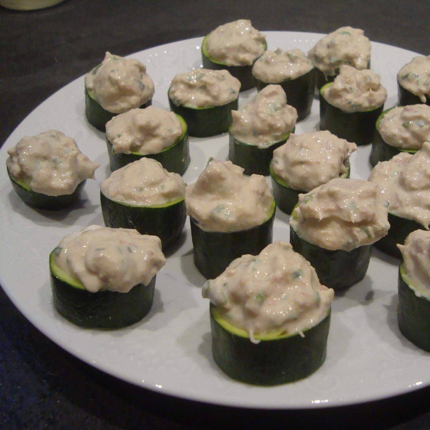 Bouchées de courgettes au thon