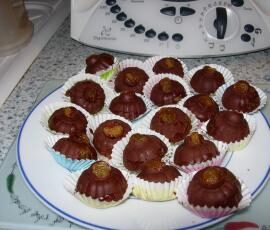 Bouchées fondantes chocolat Rhum raisin