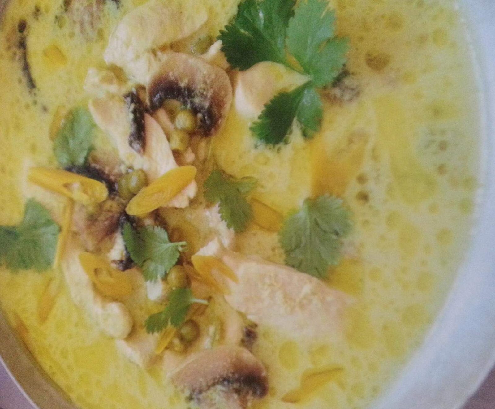 bouillon thaï poulet citronnelle