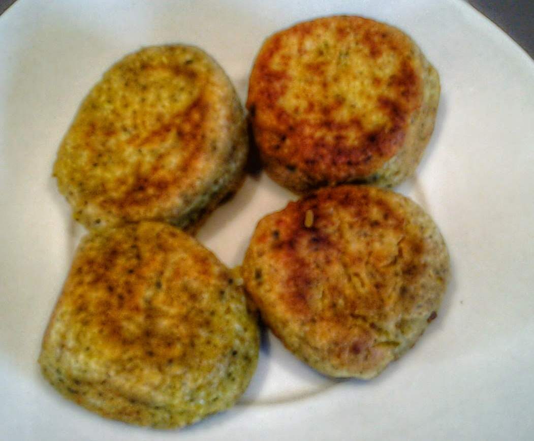 Boulette de courgette au gruyére