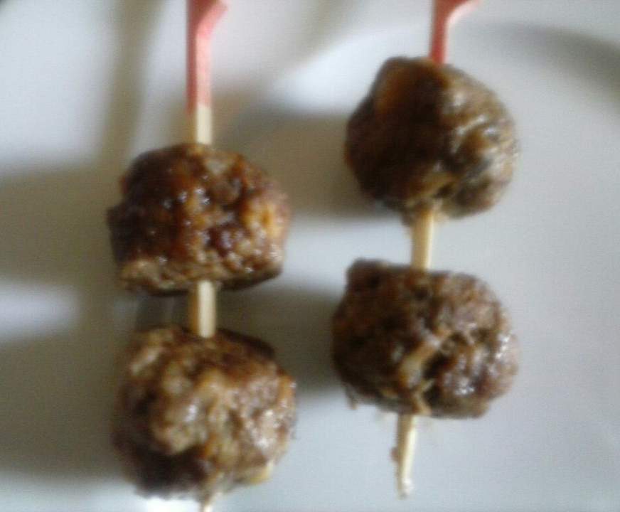 boulettes de boeuf aperitives au gimgembre