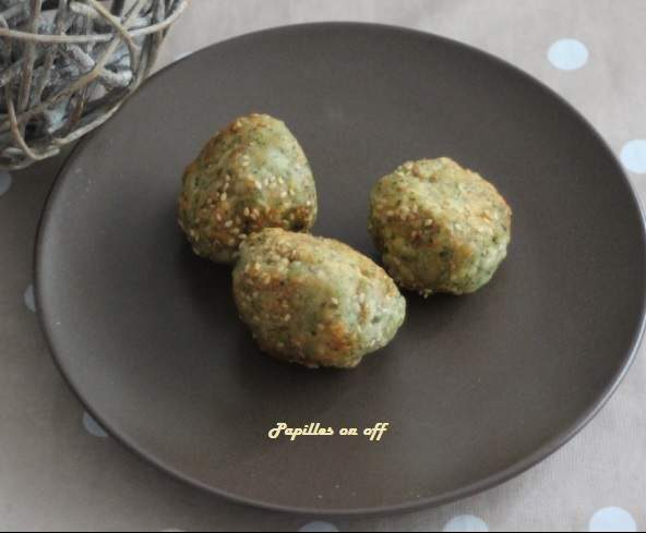 Boulettes de cabillaud au satay