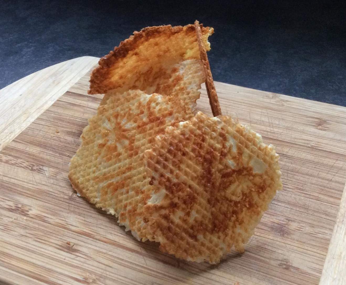 Bricelets au Comté (gaufres sèches)