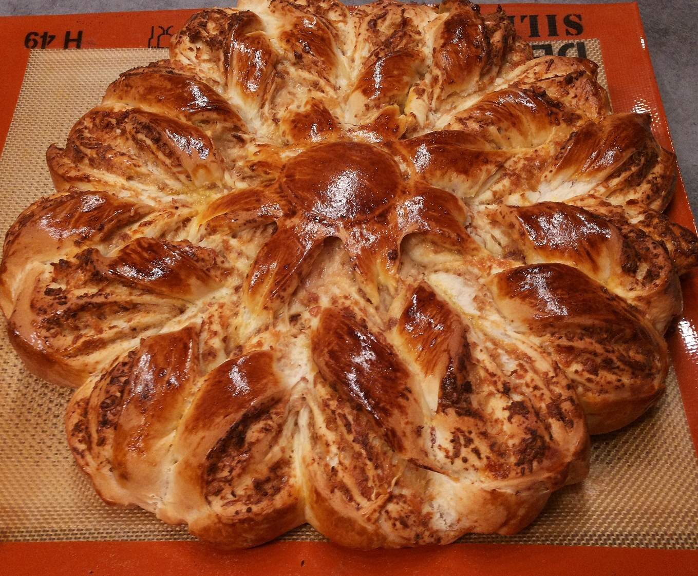 Brioche etoile version salée