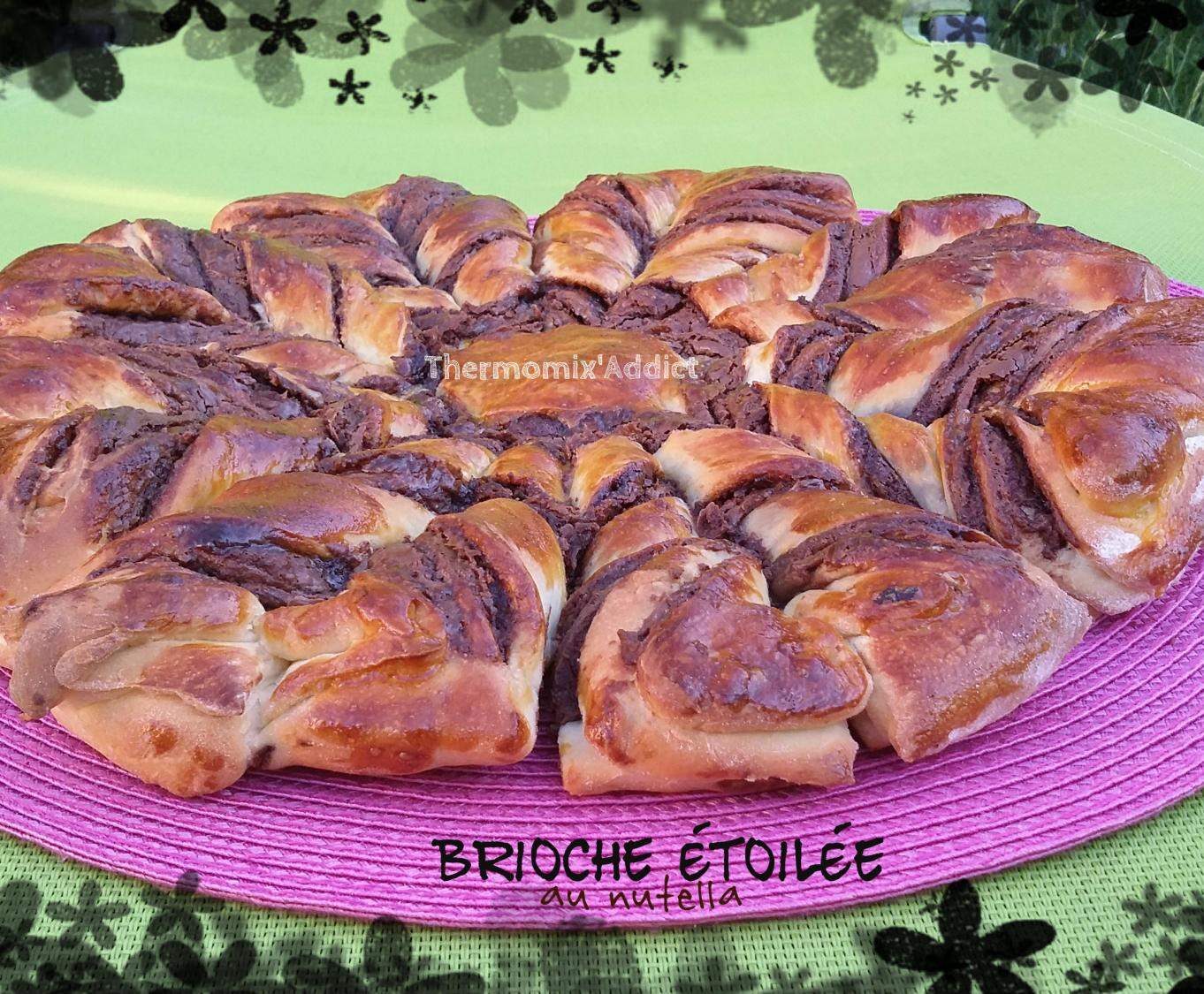 Brioche etoilée au Nutella