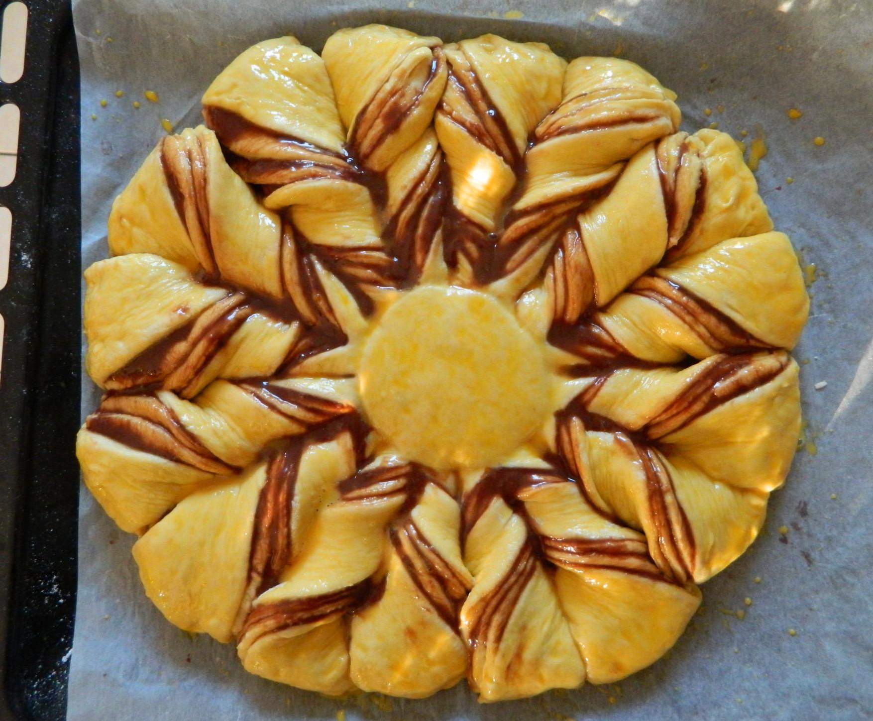 brioche étoilée au nutella