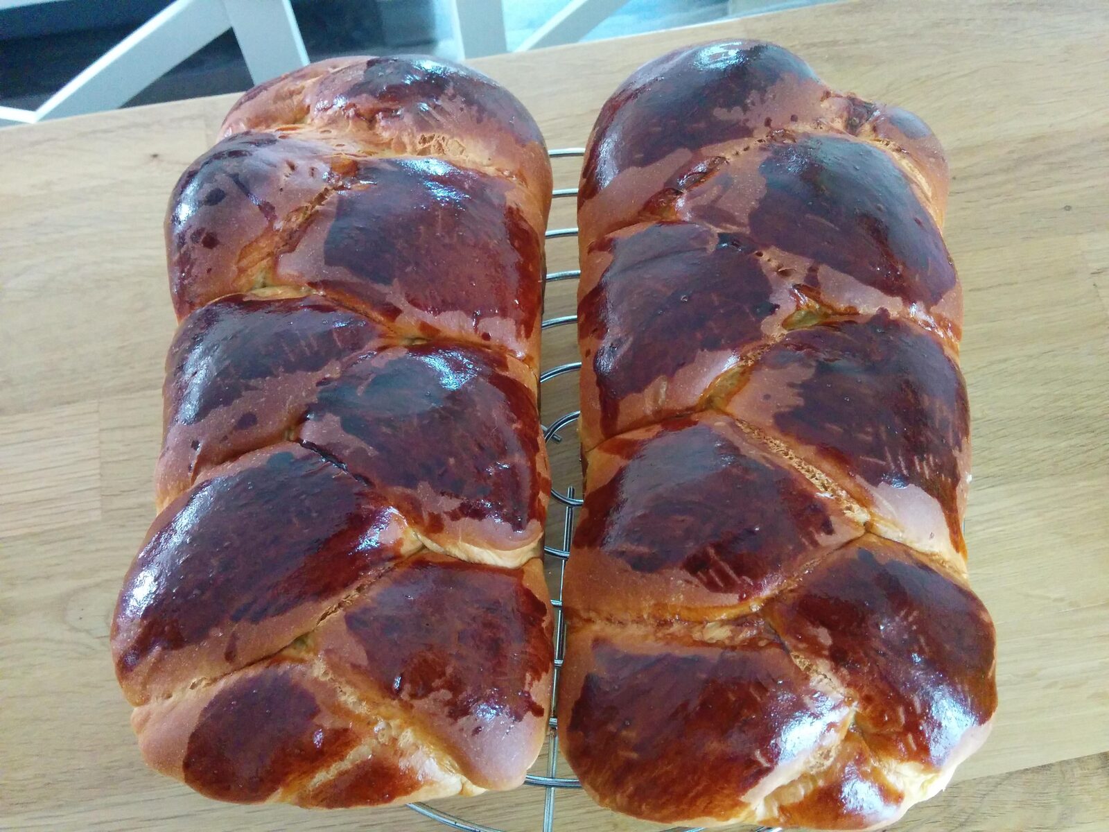 Brioche tressée à la fleur d'oranger