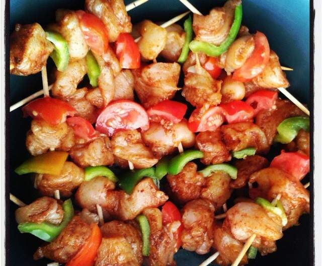 Brochette Poulet Facon Barbecu