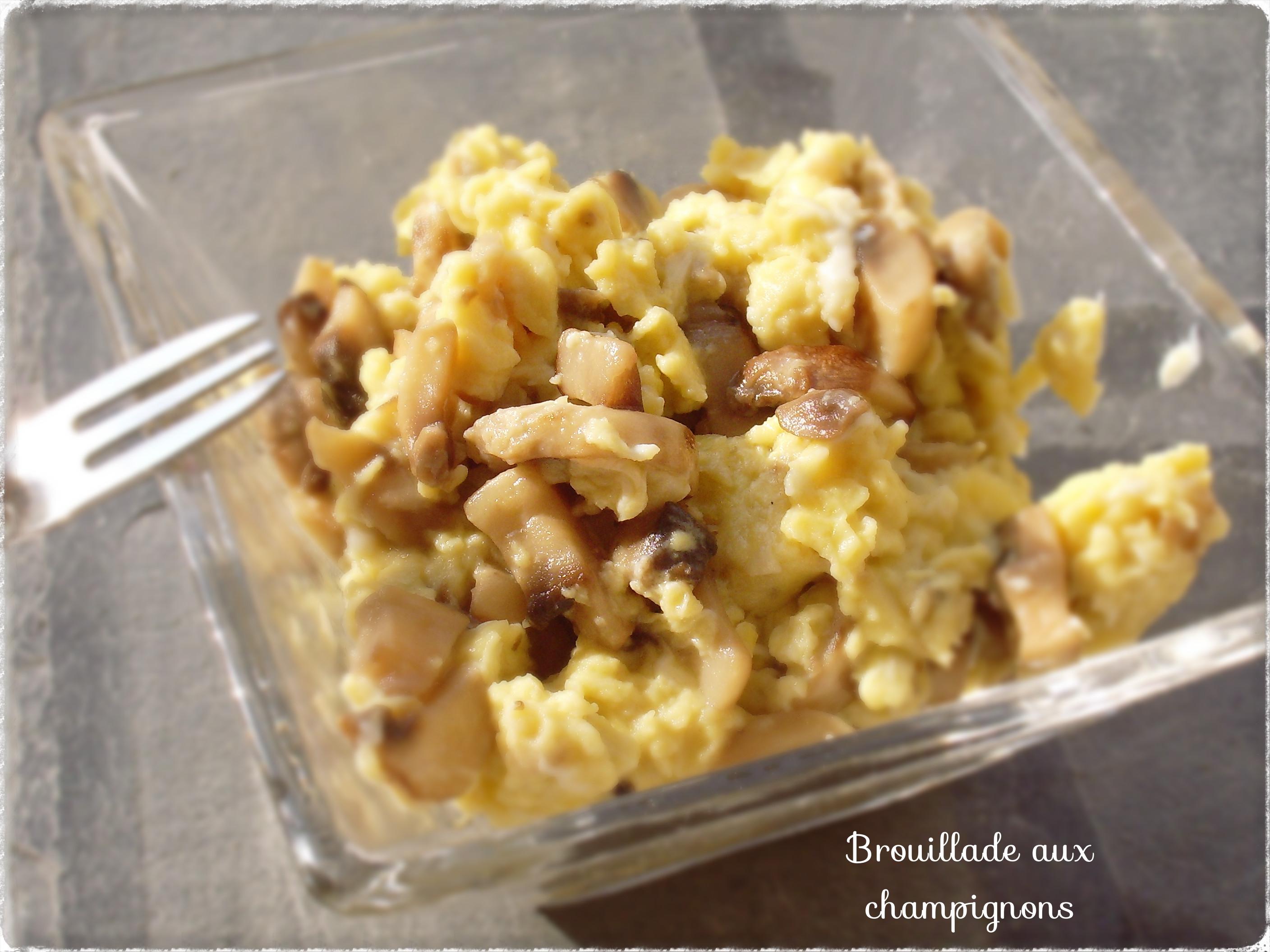 Brouillade aux champignons