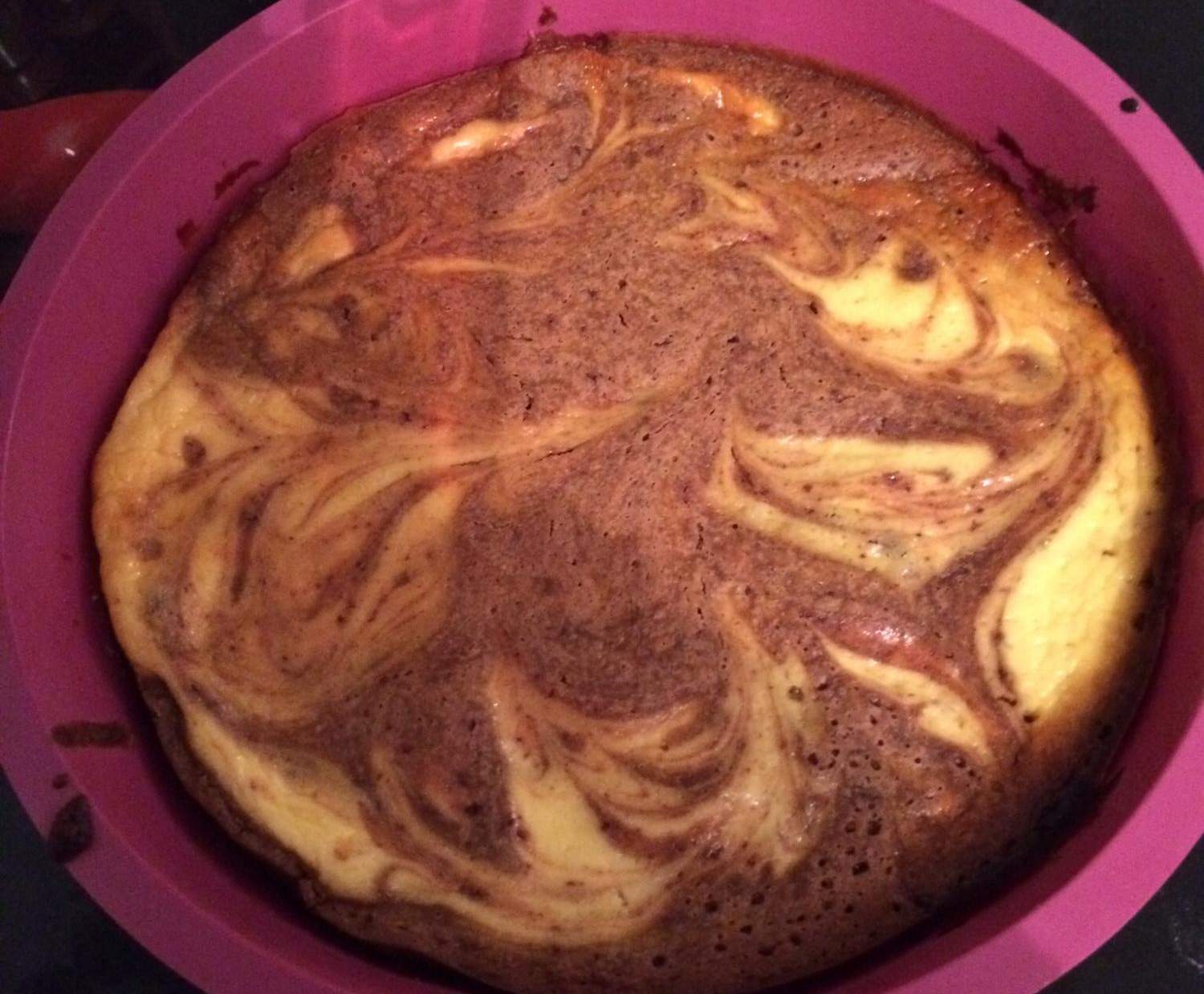 BROWNIE MARBRÉ AU FROMAGE BLANC, BANANE ET SPECULOOS