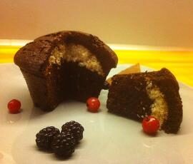 Brownie marbré coco