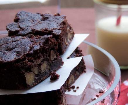 Brownie vegan (sans gluten, sans lactose et sans oeufs)