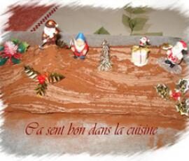 Bûche au cacao simplissime