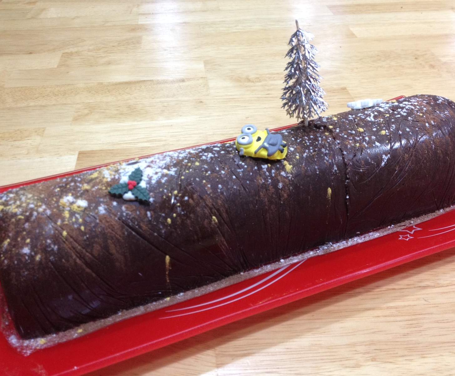 Bûche choco vite faite