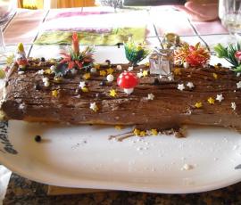 buche de noel au chocolat