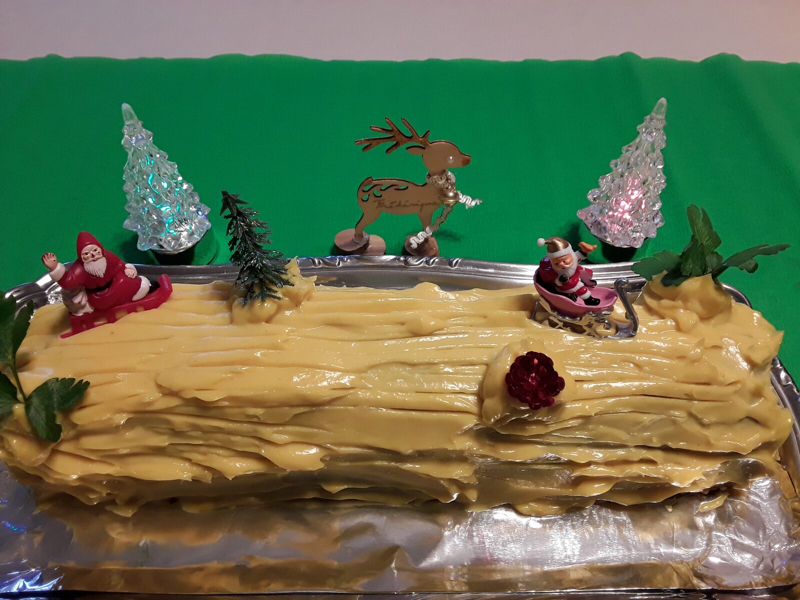 Bûche de Noël aux Gambas