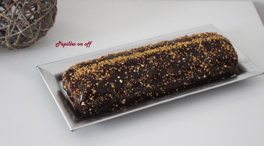 Bûche de Noël façon trianon ou royal au chocolat