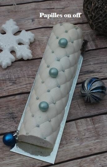 Bûche myrtille vanille